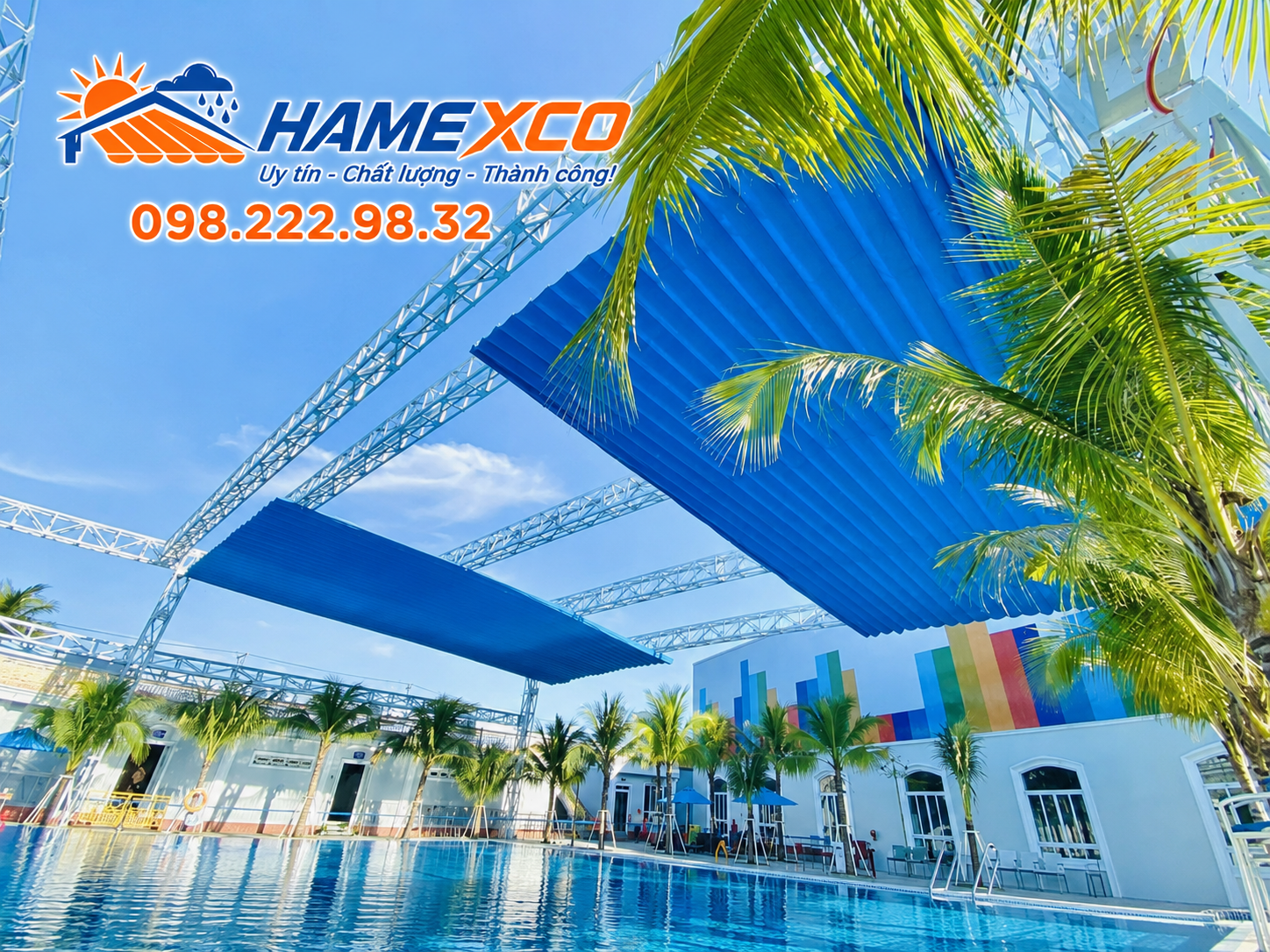 Mái Xếp Di Động Hamexco – Giải Pháp Che Nắng Mưa Linh Hoạt, Bền Đẹp Cho Mọi Công Trình