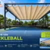 Thi Công Mái Che Sân Pickleball – Giải Pháp Che Nắng Mưa Chuyên Nghiệp Từ Hamexco