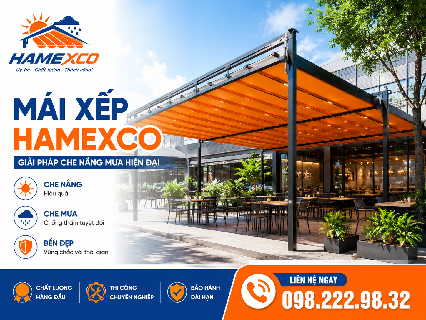 Mái Xếp Không Gian Hamexco