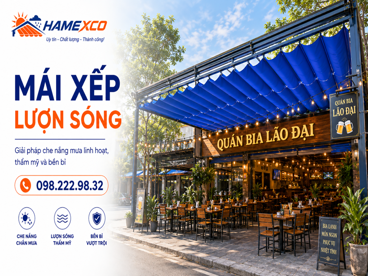 Mái Xếp Lượn Sóng